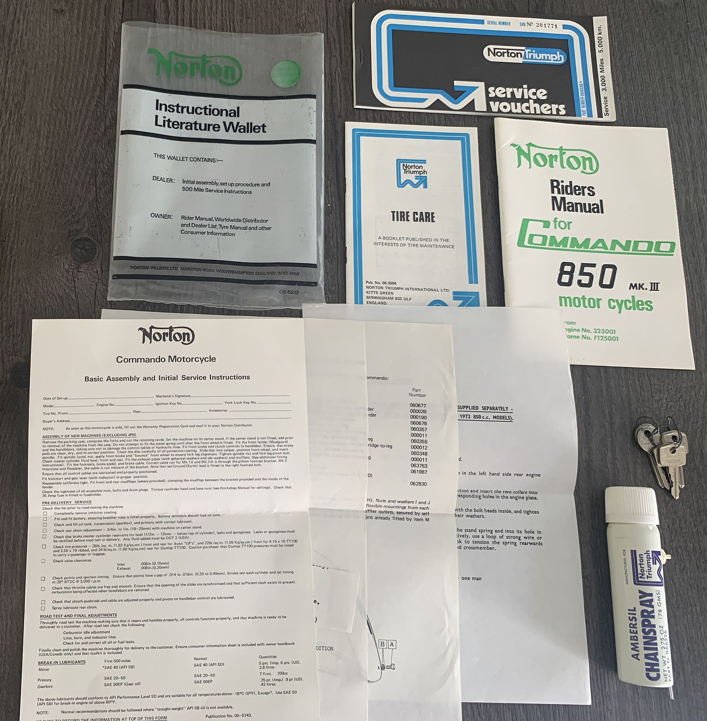 norton commando papers